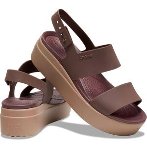 CROCS Women's Brooklyn Low Wedge Sandals